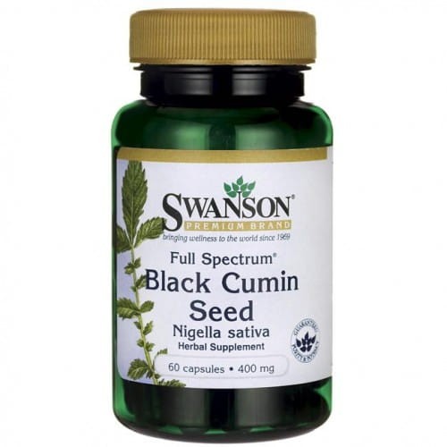 Swanson Nasiona czarnego kminu 400mg - (60 kap)