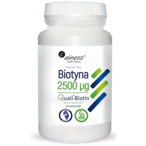 Aliness Biotyna 2500mcg QualiBiotin - (120 vtab)