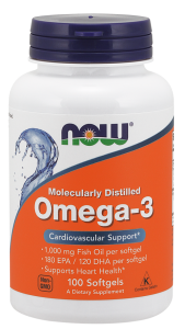 Now Foods omega 3 1000mg (100 kap)