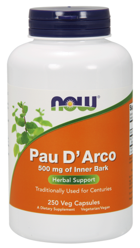 NOW Foods PAU DARCO 500 mg (250kap)