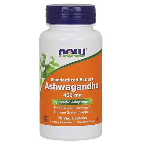 NOW Foods Ashwagandha- 450mg - (90 kap)