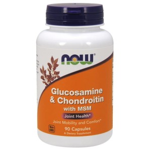 Now Foods Glucosamine & Chondroitin  z  MSM - (180 kap)