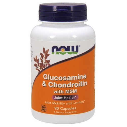 Now Foods Glucosamine & Chondroitin  z  MSM - (180 kap)