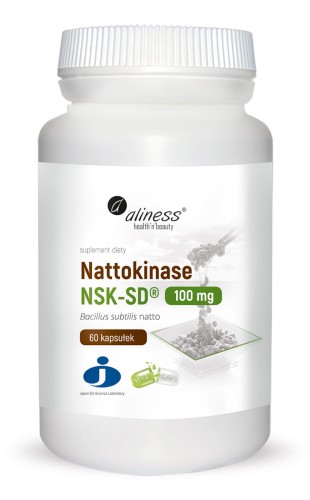 Aliness Nattokinase (nattokineza)100 mg (60 kap)