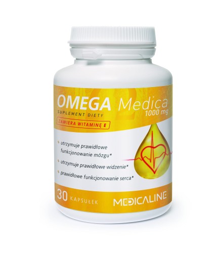 Medica Omega  z witaminą E 1000mg (30 kap)