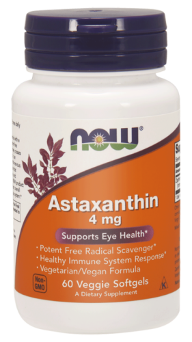 NOW Foods Astaksantyna 4mg (60 kap)