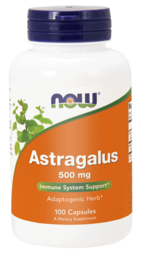 NOW Foods Astragalus 500mg (100 kap)