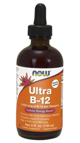 NOW Foods B 12 kompleks w płynie (118 ml)
