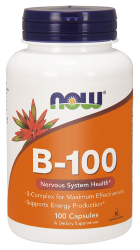 NOW Foods B-100 Kompleks witamin B (100 kap)