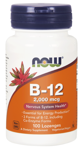 NOW Foods B-12  2000 mg (100 kap) b12
