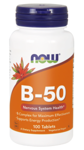 NOW Foods B-50 Kompleks witamin B (100 tab)