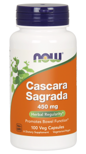 NOW Foods Cascara Sagrada 450 mg (100kap)