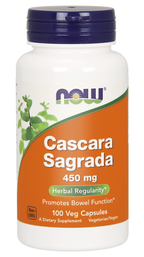 NOW Foods Cascara Sagrada 450 mg (100kap)