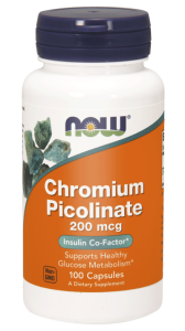 NOW Foods Pikolinian Chromu 200 mcg (250 kap)