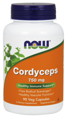 NOW Foods Cordyceps 750mg (90 kap)