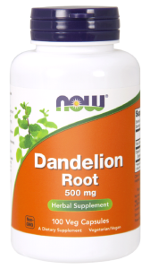 NOW Foods Dandelion – Mniszek lekarski – ekstrakt 500 mg (100 kap)