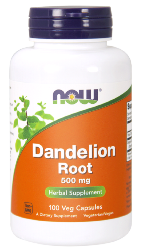 NOW Foods Dandelion – Mniszek lekarski – ekstrakt 500 mg (100 kap)