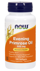NOW Foods Evening Primrose oil – Olej z wiesiołka 500 mg (100 kap)