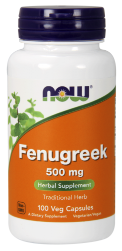 NOW Foods Fenugreek Kozieradka 500mg (100 kap)