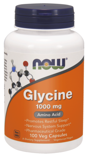 NOW Foods Glicyna 1000 mg (100 kap)