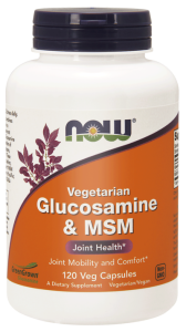 NOW Foods Glucosamine & MSM VEGEglukozamina + MSM (120 kap)