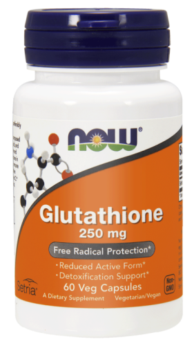 NOW Foods Glutathione 250 mg (60 kap)