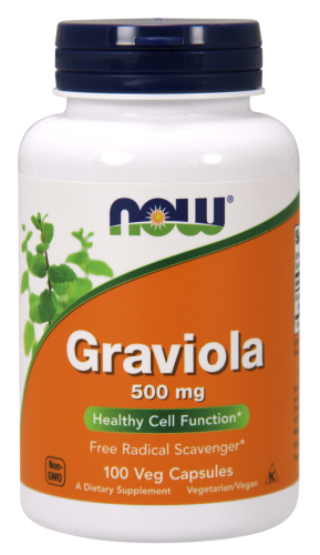 NOW Foods Graviola 500 mg (100 kap)