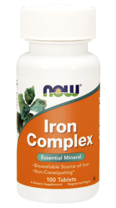 NOW Foods Iron Complex (Żelazo) – (100kap)
