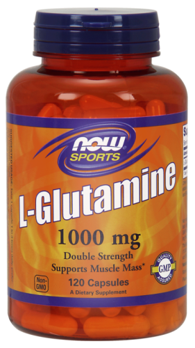 NOW Foods L- glutamina – 1000 mg (120 kap)