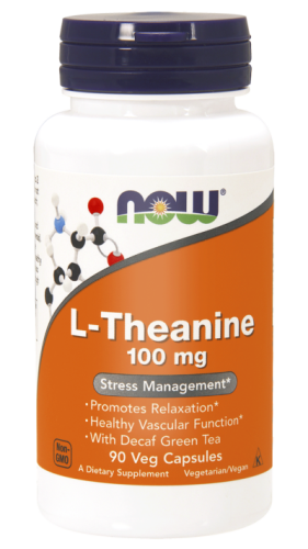 NOW Foods L- Theanine (teanina)  (90 kap)