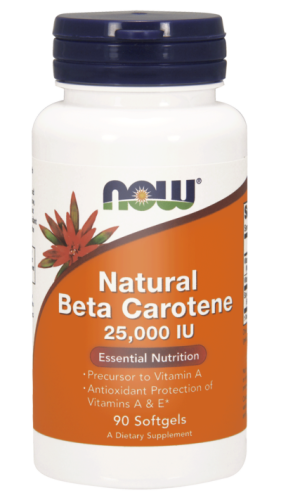 NOW Foods Beta Carotene  naturalny beta karoten (90 kap)