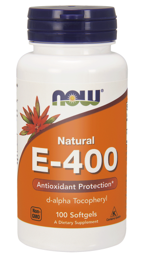 NOW Foods Witamina E- 400  (250 kap)