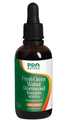 NOW Foods Fresh Green Walnut – Kompleks orzecha – wyciąg płynny (60 ml)