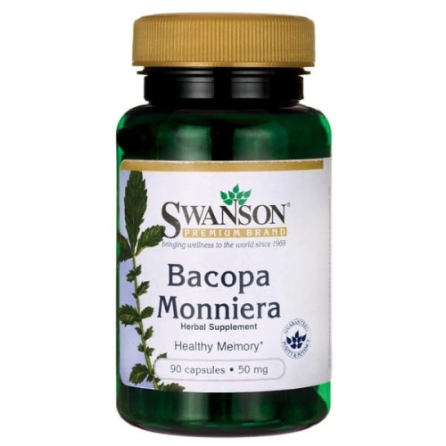 Swanson Bacopa Monniera 10:1 Extract 50mg - (90 kap)