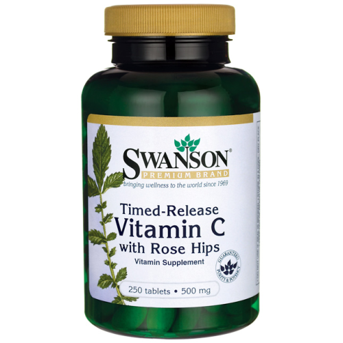 Swanson Witamina C500 z RH przedł. dział. (250 tab)