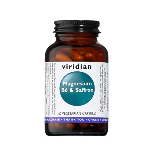 Viridian Magnesium, B6 & Saffron (60 kap)