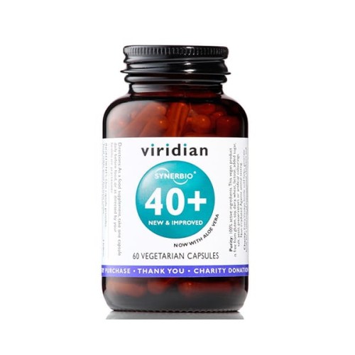 Viridian Flora Bakteryjna Synbiotyk 40+ (60 kap)