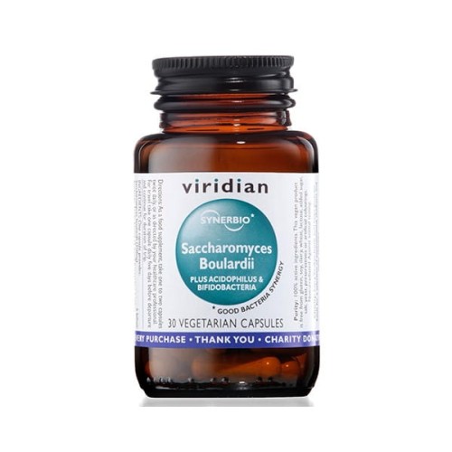 Viridian Synbiotyk Saccharomyces Boulardii (30 kap)