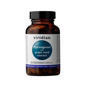 Viridian Pycnogenol with grape seed extract (30 kap)