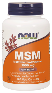 NOW Foods MSM – metylosulfonylometan 1000 mg (240 kap)