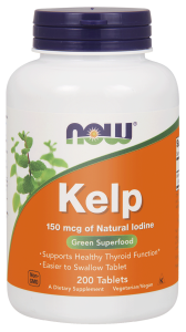 NOW Foods Kelp – Algi morskie (200 tab)