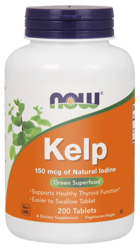 NOW Foods Kelp – Algi morskie (200 tab)