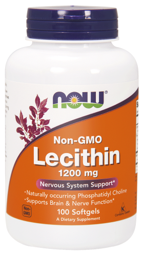 NOW Foods Lecytyna (bez GMO) 1200 mg (100 kap)
