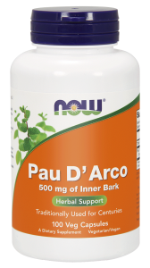 NOW Foods Pau D’Arco (La Pacho) 500 mg – (100 kap)