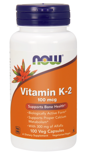 NOW Foods Witamina K2 100mg (100 kap)