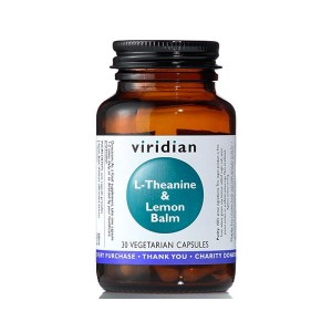 Viridian L-Theanine and Lemon Balm (teanina) (30 kap)