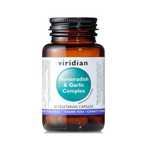 Viridian Horseradish & Garlic Complex Chrzan i Czosnek Kompleks (30 kap)