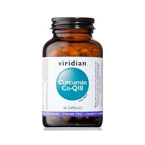 Viridian Kurkumin + Koenzym q10 100mg z MCT (60 kap)