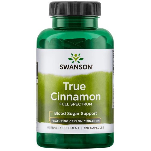 Swanson True Cinnamon (cynamon cejloński) 300mg - (120 kap)