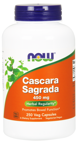 NOW Foods Cascara Sagrada 450 mg (250kap)